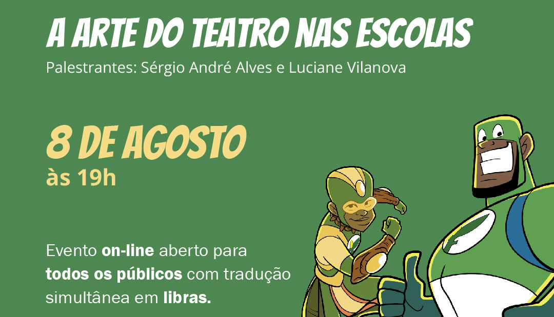 VR Projetos promove oficina online sobre teatro nas escolas públicas