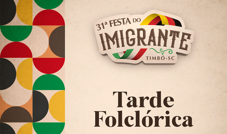 Inscrições abertas para Tarde Folclórica da 31ª Festa do Imigrante