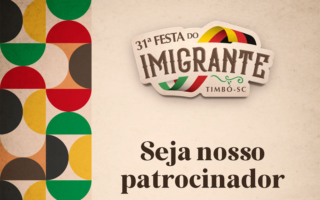 Aberto credenciamento para patrocínio da 31ª Festa do Imigrante de Timbó