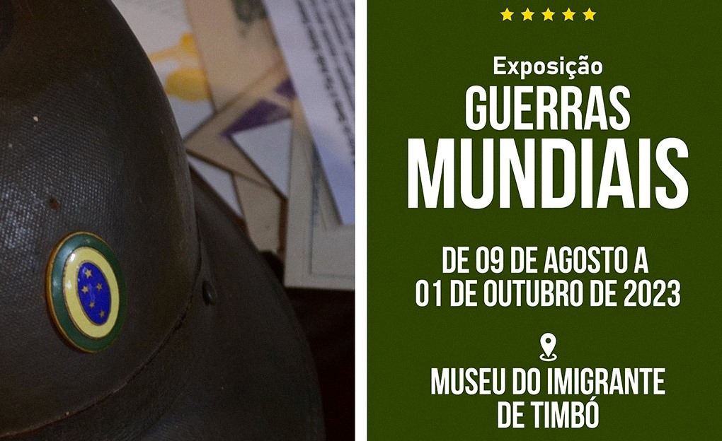 Museu do Imigrante de Timbó recebe a Exposição “Guerras Mundiais”