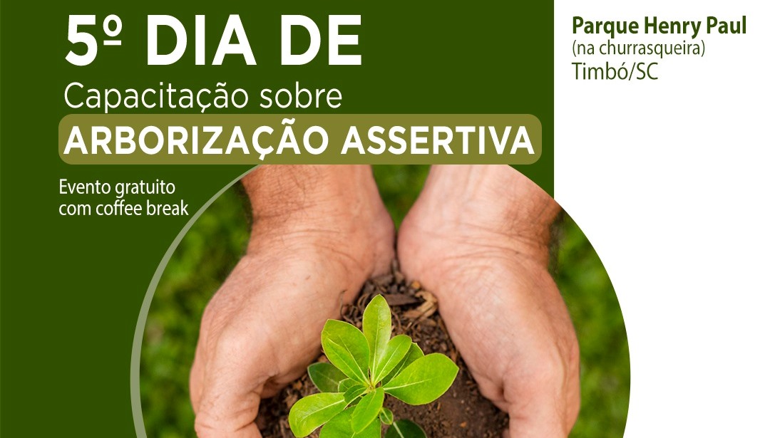 Capacitação sobre Arborização Assertiva acontece neste domingo em Timbó