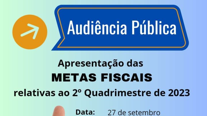 Câmara de Timbó – Audiência Pública sobre Metas Fiscais será dia 27 de setembro