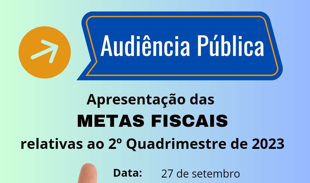 Câmara de Timbó – Audiência Pública sobre Metas Fiscais será dia 27 de setembro