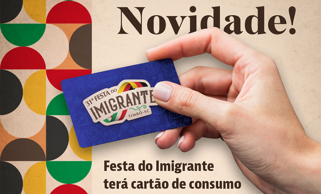 Pela primeira vez Festa do Imigrante terá cartão de consumo