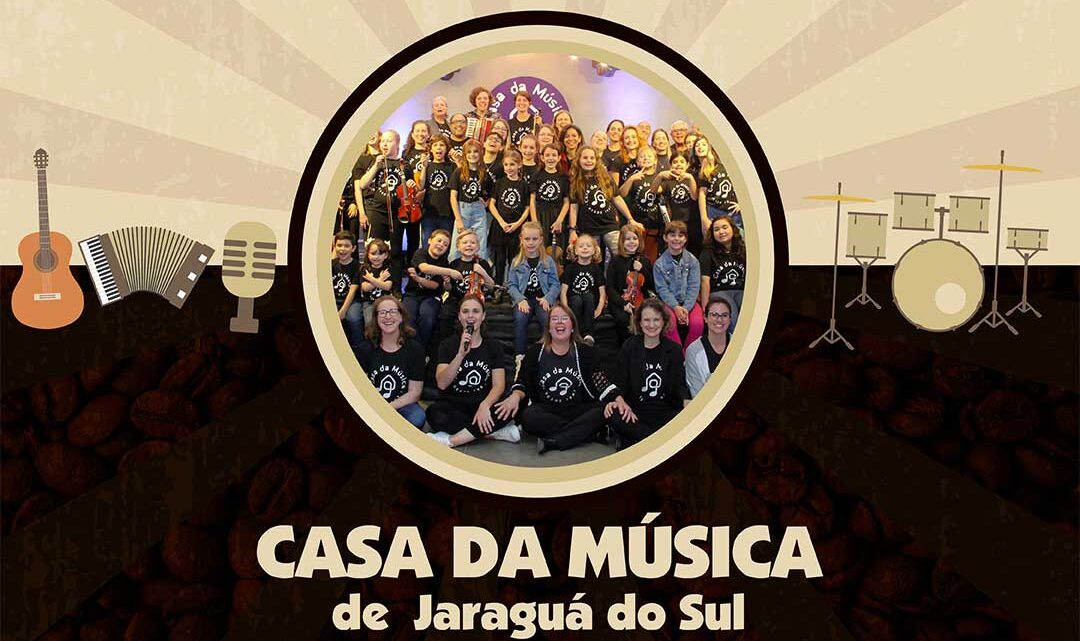 Café Musical com Casa da Música de Jaraguá do Sul acontece neste domingo 15 de outubro