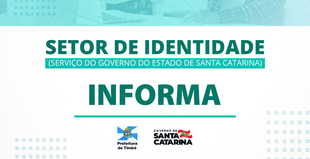 Setor de Identidade não terá atendimento na próxima semana em Timbó