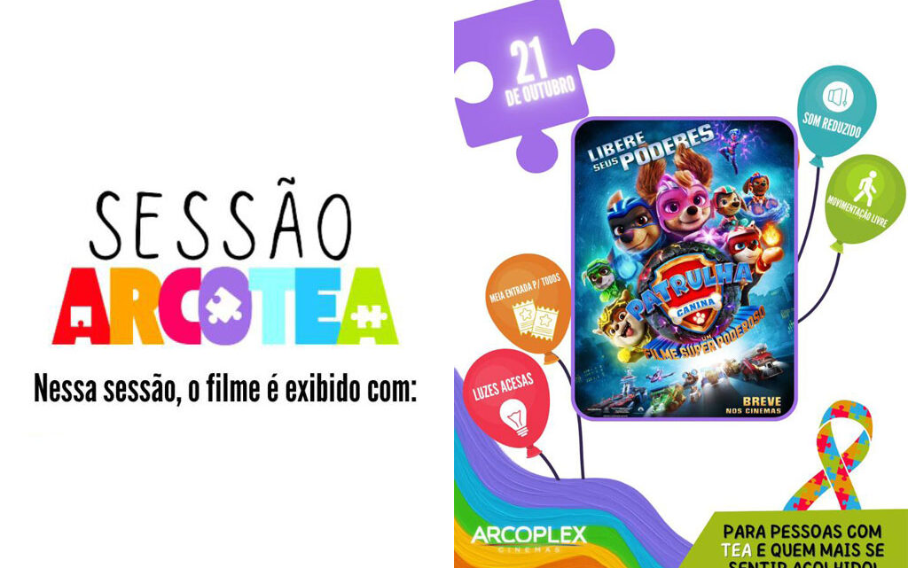 Sessão de cinema especial para público autista acontece neste sábado em Blumenau