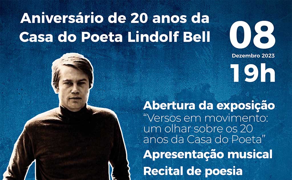 Museu Casa do Poeta Lindolf Bell completa 20 anos com evento comemorativo