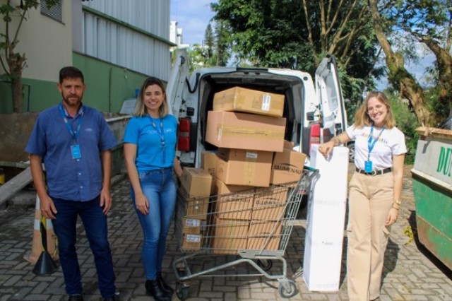 Ação solidária ilumina espaços de entidades assistenciais em Blumenau