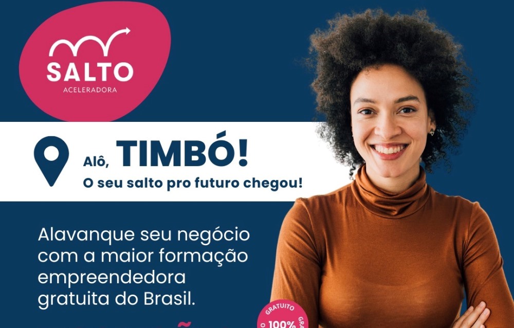 Programa gratuito de aceleração de negócios está com as inscrições abertas para turma em Timbó