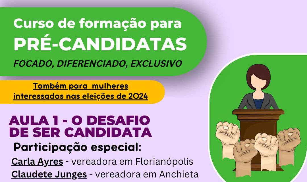 Eleições 2024: Escola de Mulheres oferece curso gratuito para ajudar pré-candidatas nas campanhas em SC