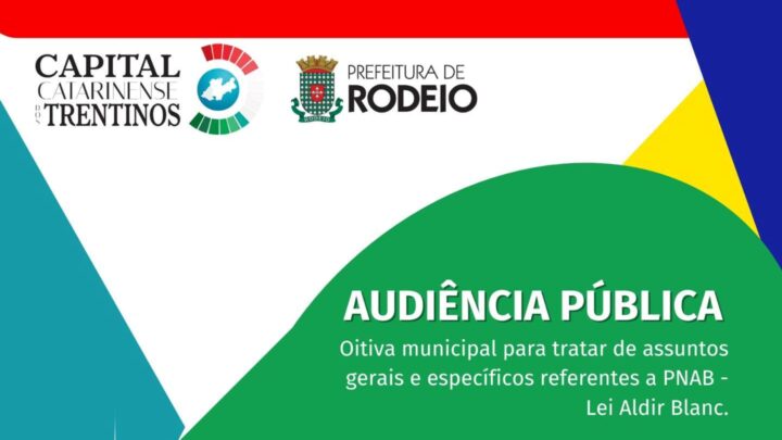 Rodeio – Diretoria de Cultura e Turismo promove audiência pública para PNAB