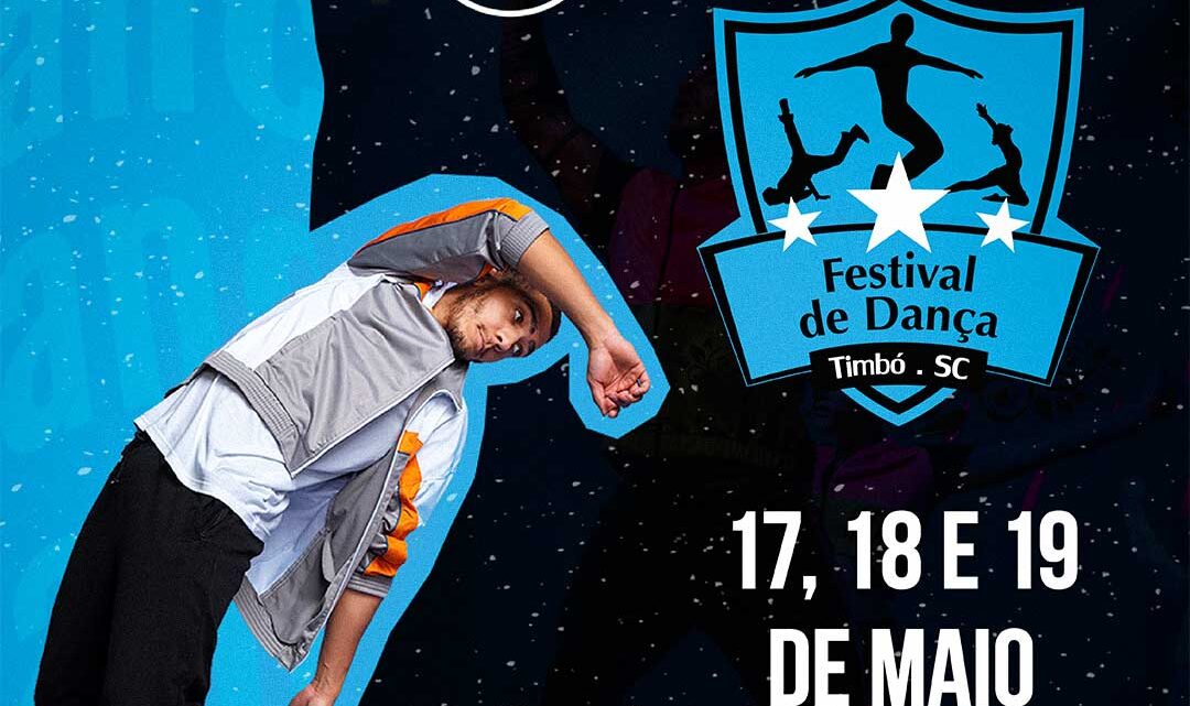 Festival de Dança de Timbó acontece de 17 a 19 de maio