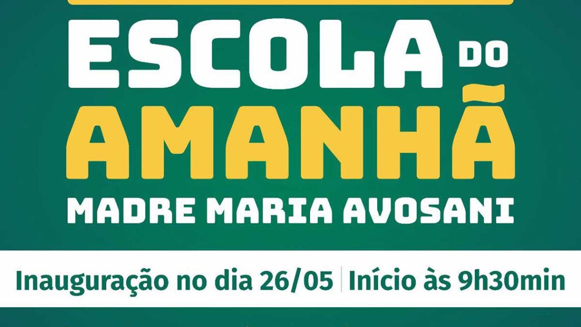 A Escola do Rodeio 50 retornou como a Escola do Amanhã Madre Maria Avosani