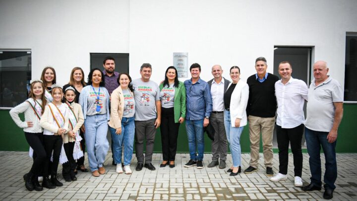 No último domingo, 26 de maio, a Escola do Amanhã Madre Maria Avosani foi oficialmente inaugurada em uma celebração especial