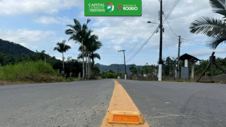 Rodeio – Bairro São Pedro Velho tem a primeira etapa de pavimentação asfáltica concluída