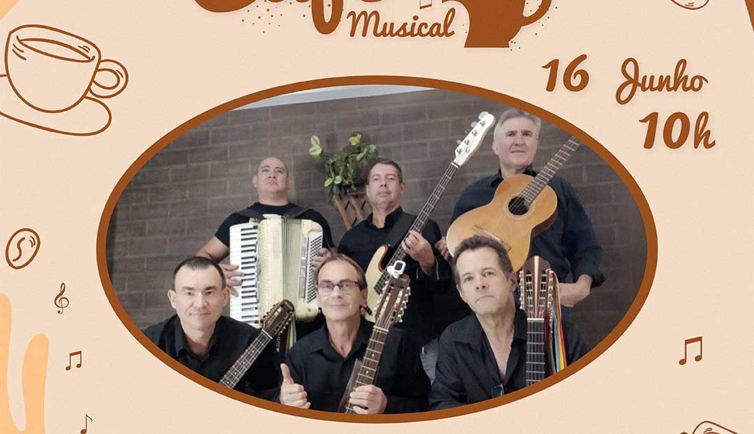 Café Musical com Grupo Cia da Viola é neste domingo 16 de junho