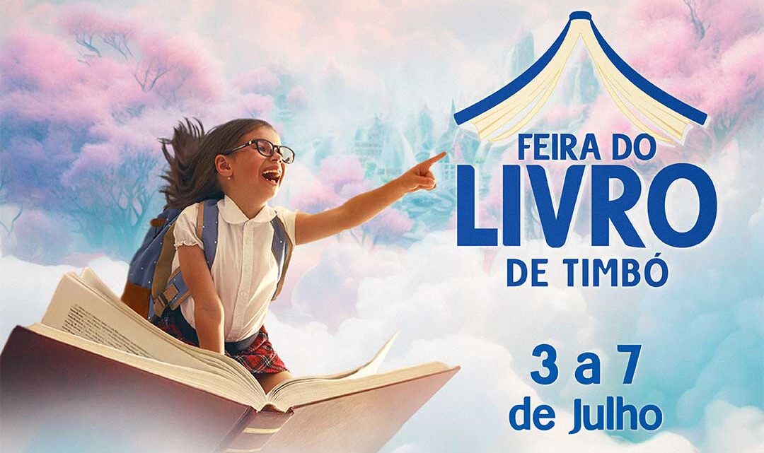 Feira do Livro de Timbó acontece de 03 a 07 de julho