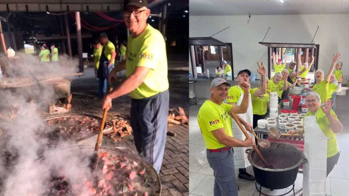 Olho Embutidos e Defumados é a patrocinadora de mais de 2 mil quilos de insumos para a Operação Feijoeiros do Corpo de Bombeiros de Pomerode