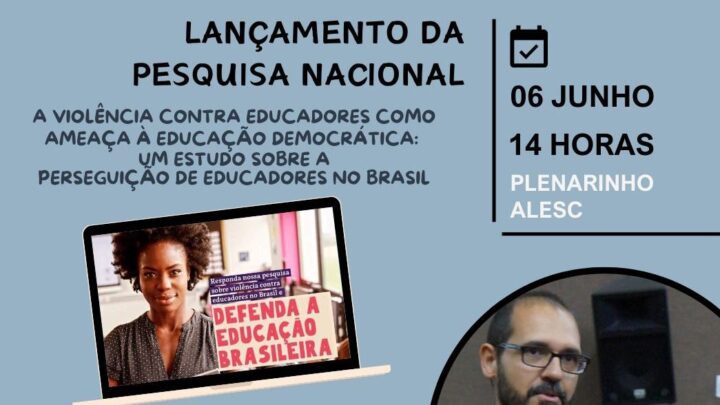 Violência contra educadores é tema de pesquisa nacional lançada em SC