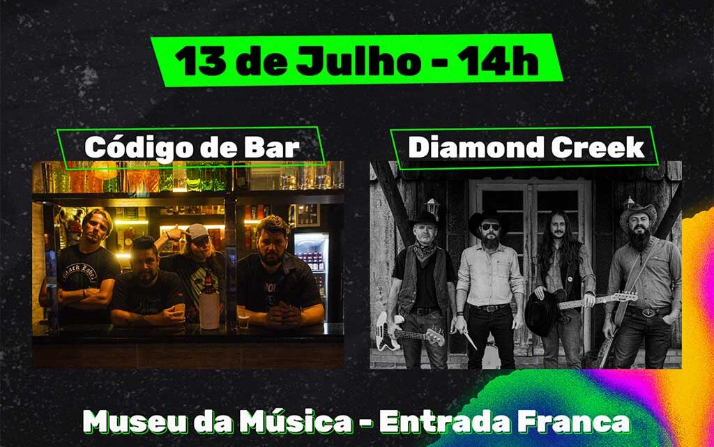 Tarde do Rock e Feira do Vinil acontecem dia 13 de julho em Timbó