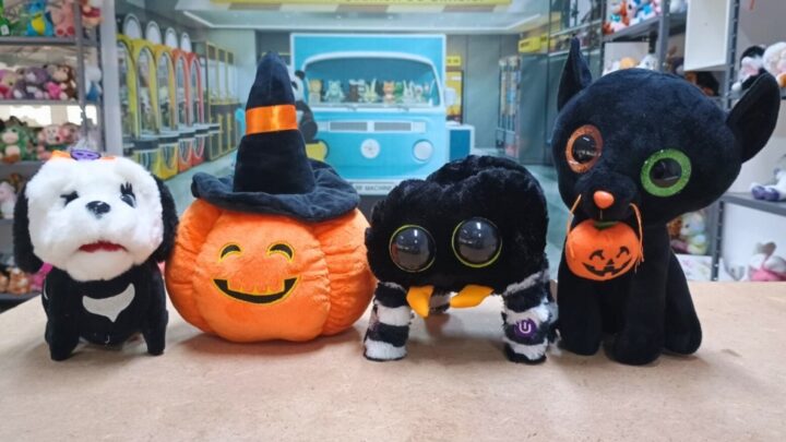 Linha de pelúcias de Halloween são as mais disputadas nas gruas BR Machine