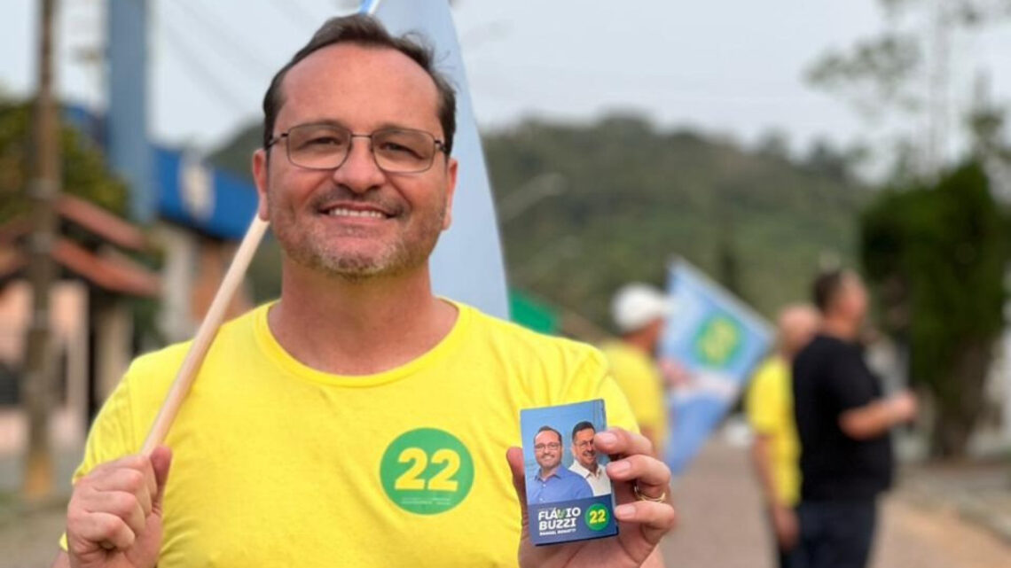 Eleições 2024 – Flávio Buzzi (PL) vence Eleições e é eleito prefeito de Timbó