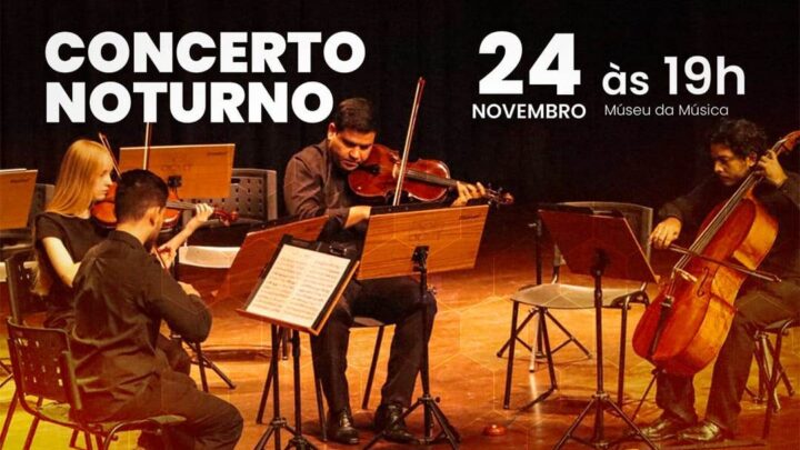 Concerto Noturno com Quarteto dos Arcos é neste domingo no Museu da Música de Timbó