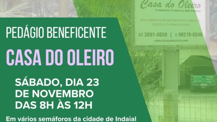 Lions Clube Indaial Vitória Régia participa do pedágio em prol da Casa do Oleiro neste sábado