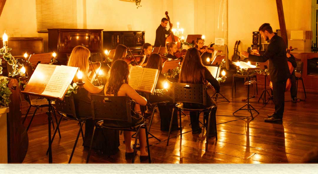 Museu da Música de Timbó recebe recital dos alunos da Academia de Cordas OCMT