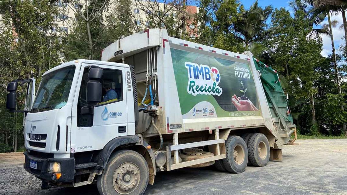 Mudanças na coleta de lixo em Timbó: SAMAE reestrutura serviço para melhor atendimento