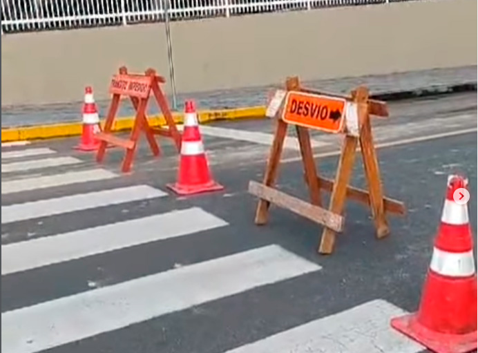 Timbó – Interdição da Rua Professor Alfredo Girardi para obras