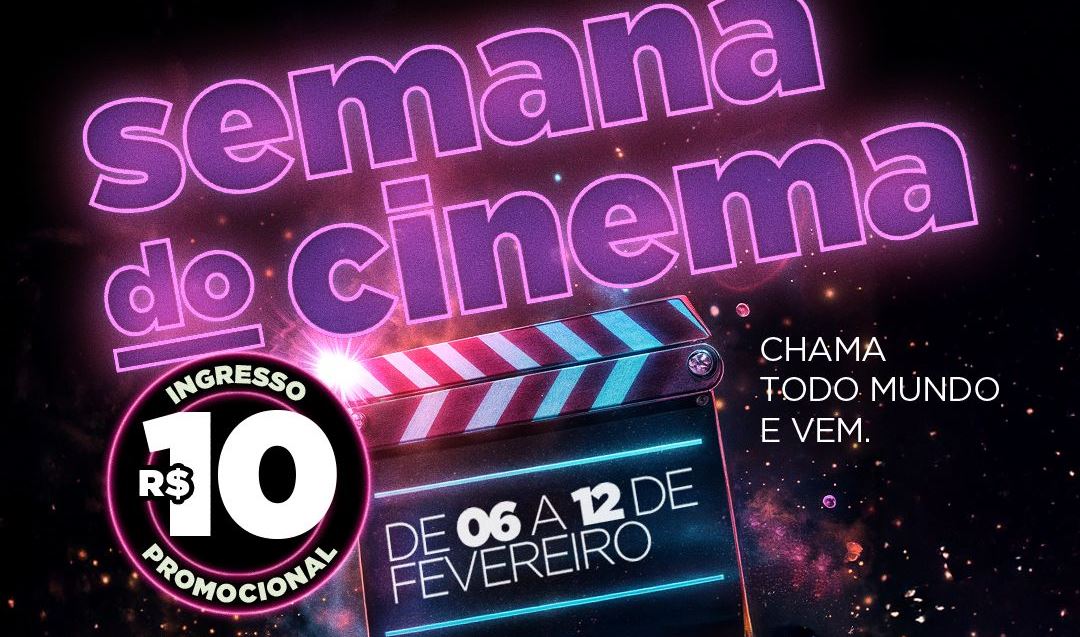 Semana do Cinema: Arcoplex Blumenau oferece ingressos por R$10 e combos especiais