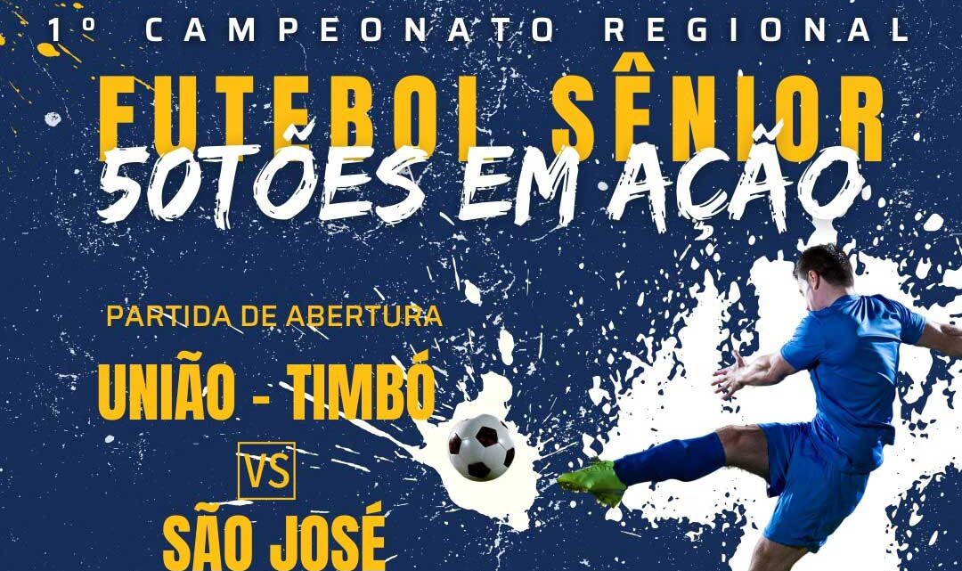 Vem aí o 1° Campeonato Regional de Futebol de Campo Sênior – Cinquentões em Ação