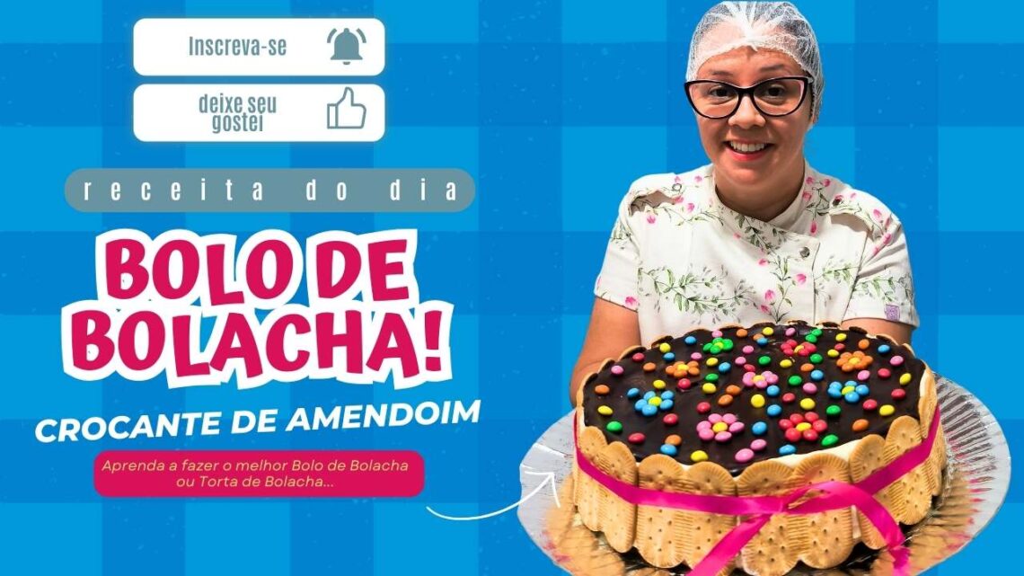 Receitas da Gabi – Bolo de Bolacha Crocante de Amendoim: Uma Delícia Prática